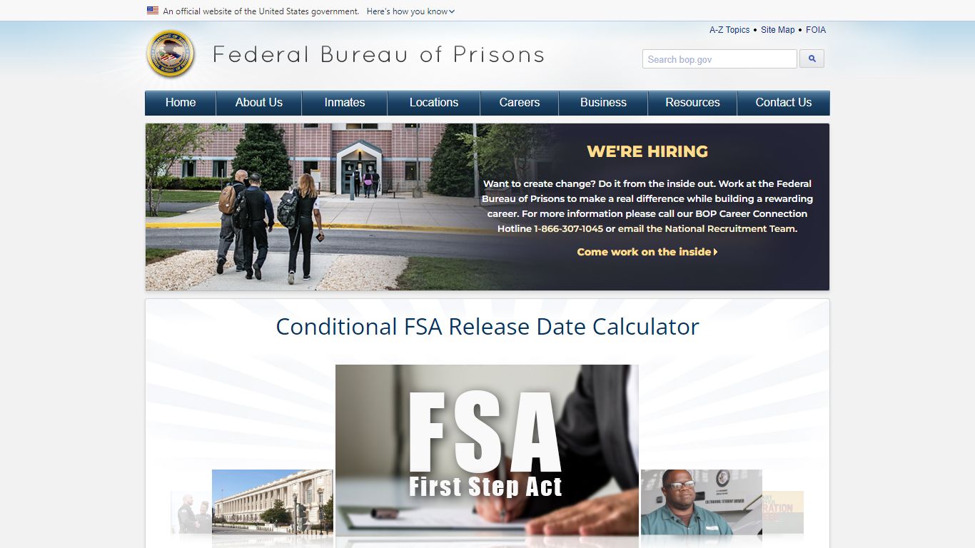 BOP: About Federal Inmate Records - Federal Bureau of Prisons